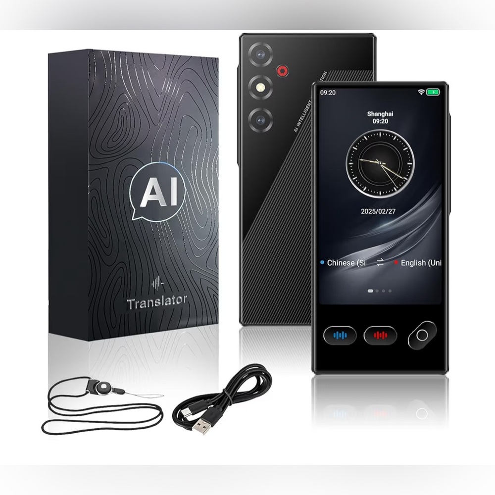 AI Language Translator Device, Two Way Real Time Translator Device, 2025  New